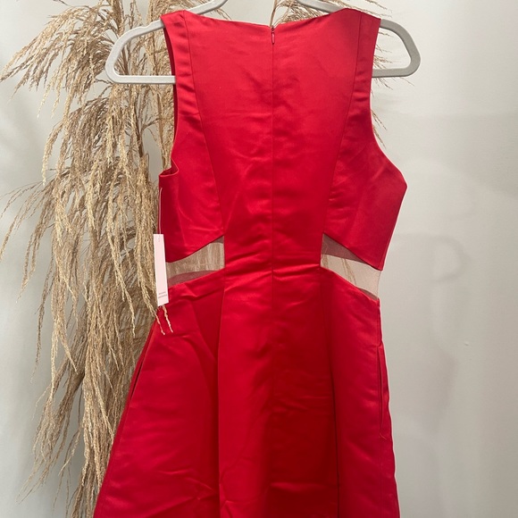 Tobi - HAVEN MESH BABYDOLL DRESS IN RED, M - Picture 4 of 7